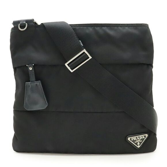 Prada Other - Prada BT0741 Nylon Leather Shoulder Bag
